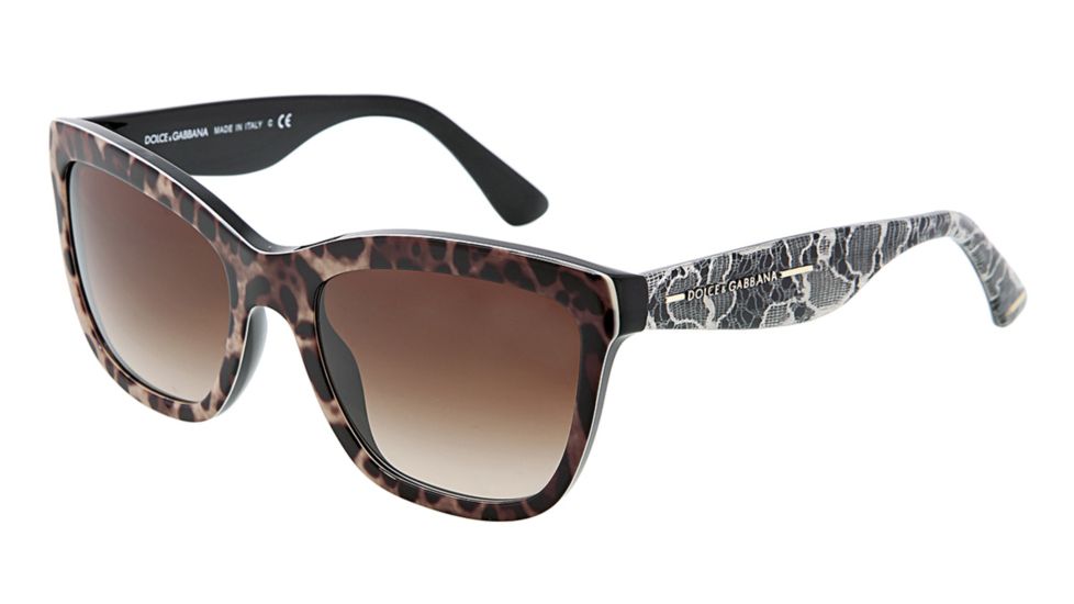 Dolce&amp;Gabbana DG4140 Sunglasses 199513-5419 - Brown Gradient Frame