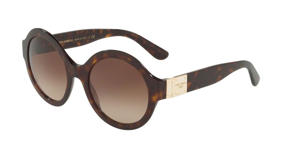 Dolce&amp;Gabbana DG4331 Progressive Prescription Sunglasses DG4331-502-13-53 - Lens Diameter 53 mm, Frame Color Havana