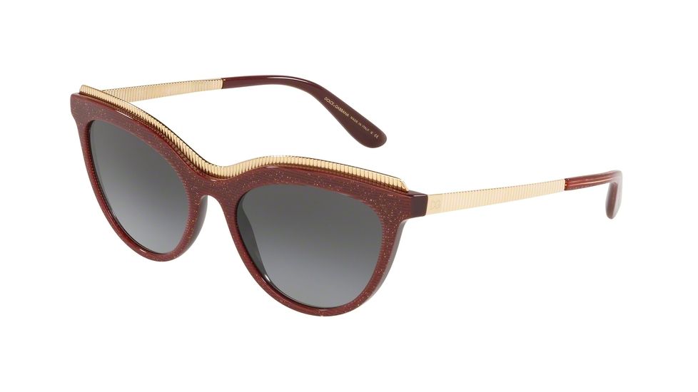 Dolce&amp;Gabbana DG4335F Sunglasses 32198G-54 - , Grey Gradient Lenses