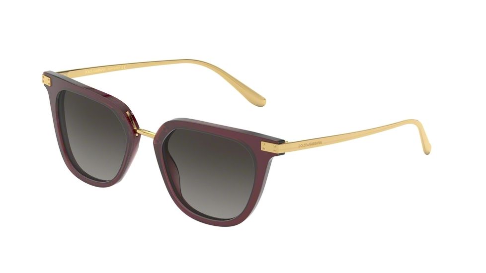 Dolce&amp;Gabbana DG4363F Bifocal Prescription Sunglasses, 52mm, DG4363F-30918G-52-BI