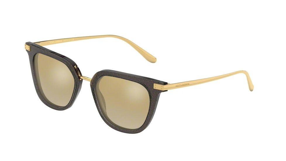 Dolce&amp;Gabbana DG4363F Bifocal Prescription Sunglasses, 52mm, DG4363F-32106E-52-BI