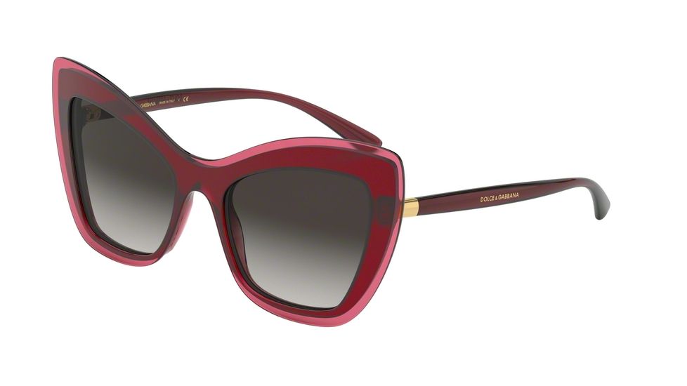 Dolce&amp;Gabbana DG4364 Bifocal Prescription Sunglasses, 54mm, DG4364-32118G-54-BI