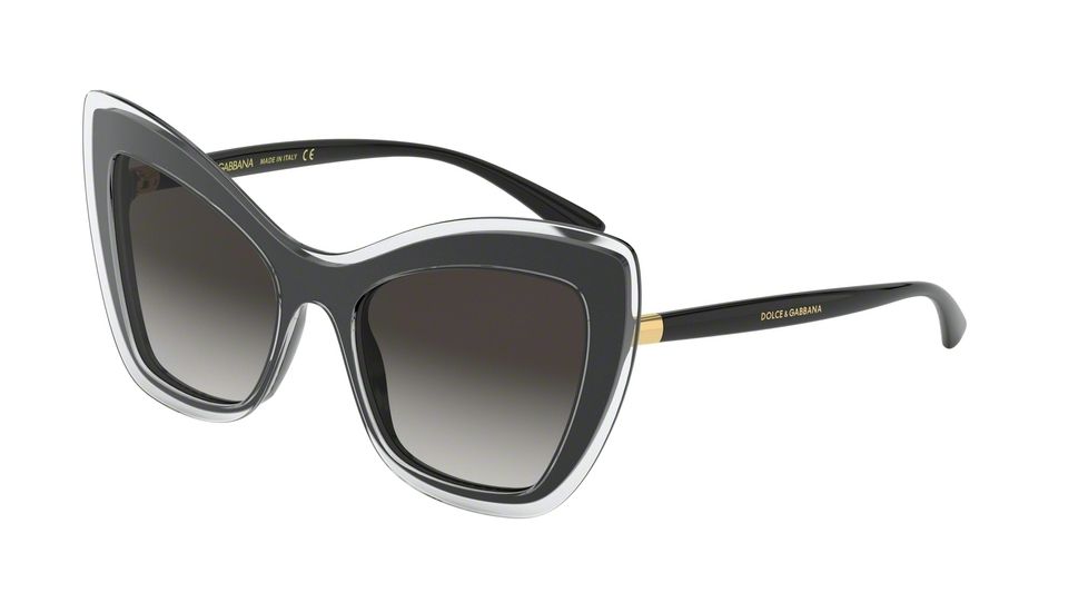 Dolce&amp;Gabbana DG4364 Bifocal Prescription Sunglasses, 54mm, DG4364-53838G-54-BI