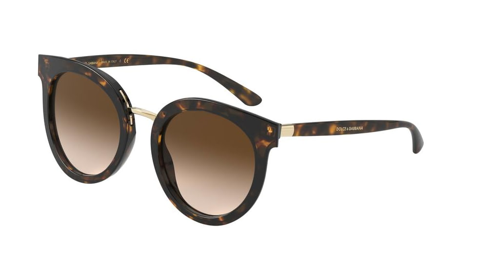 Dolce&amp;Gabbana DG4371 Sunglasses 502/13-52 - , Brown Gradient Lenses