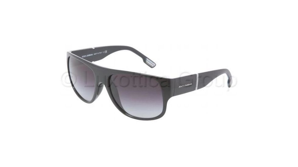 Dolce&amp;Gabbana DG6061 Bifocal Prescription Sunglasses DG6061-501-8G-5816 - Frame Color Black, Lens Diameter 58 mm