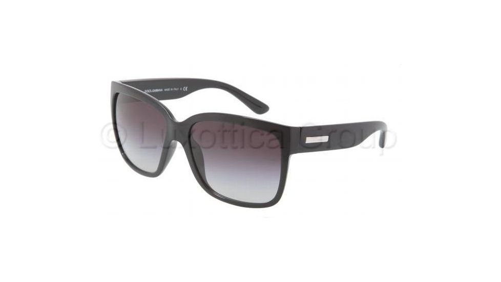 Dolce&amp;Gabbana DG6063 Bifocal Prescription Sunglasses DG6063-501-8G-5816 - Frame Color Black, Lens Diameter 58 mm
