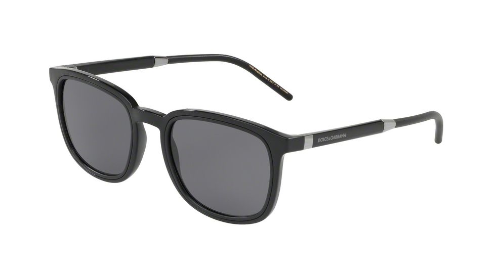 Dolce&amp;Gabbana DG6115 Sunglasses 501/81-53 - Black Frame, Polar Grey Lenses