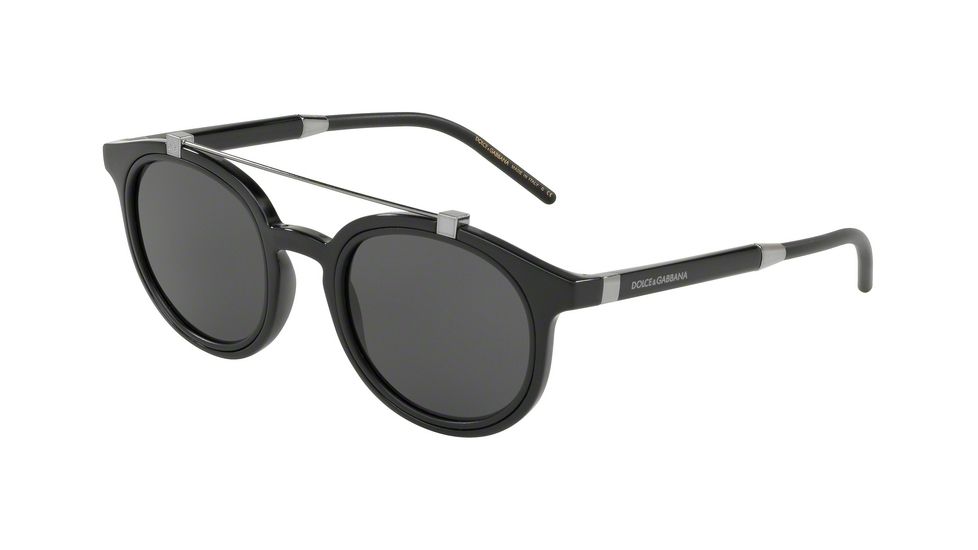 Dolce&amp;Gabbana DG6116 Bifocal Prescription Sunglasses DG6116-501-87-49 - Lens Diameter 49 mm, Frame Color Black