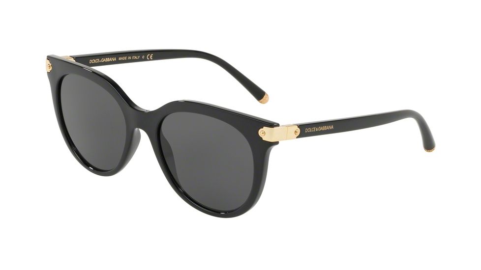 Dolce&amp;Gabbana DG6117 Progressive Prescription Sunglasses, 52mm, Black, DG6117-501-87-52-PRO