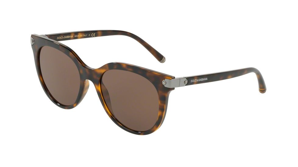 Dolce&amp;Gabbana DG6117 Progressive Prescription Sunglasses, 52mm, Havana, DG6117-502-73-52-PRO