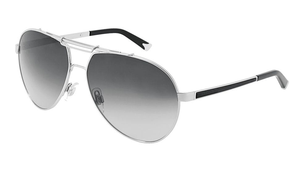 Dolce&amp;Gabbana Iconic evolution DG2105 Sunglasses 05/8G-6014 - Silver Frame, Gray Gradient Lenses
