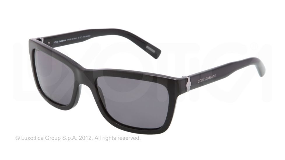 Dolce&amp;Gabbana SICILIAN HINGE DG4161 Prescription Sunglasses DG4161-501-81-57 - Lens Diameter 57 mm, Lens Diameter 57 mm, Frame Color Black