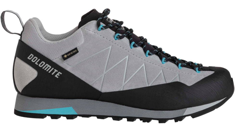 Dolomite Crodarossa Low GTX Shoes - Womens, Aluminium Grey/Capri Blue, 8.5, 2892441429011-8.5