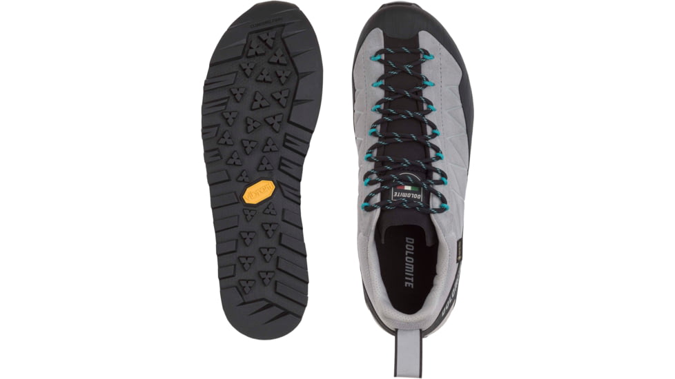Dolomite Crodarossa Low GTX Shoes - Womens, Aluminium Grey/Capri Blue, 8.5, 2892441429011-8.5