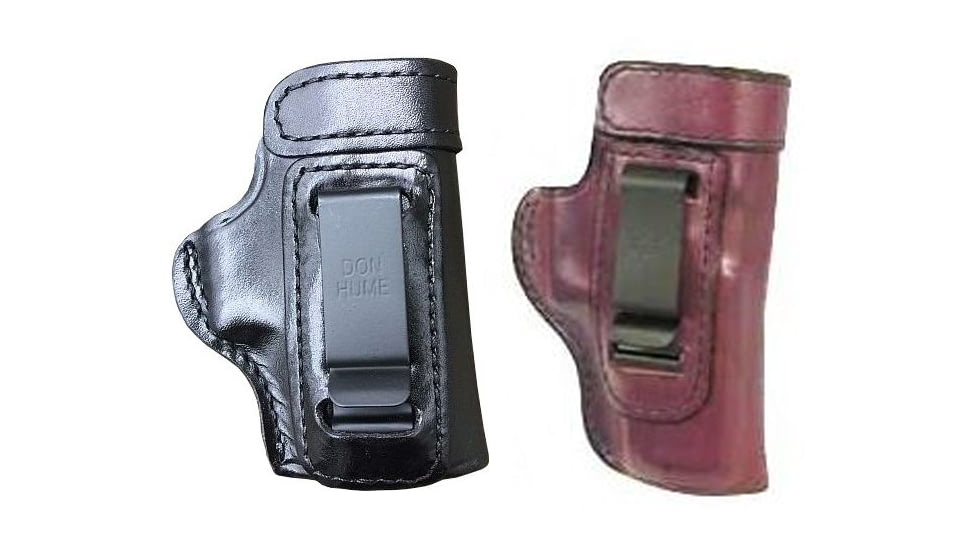 Don Hume H715-M Waistband Clip-On Conceal Carry Holster for Para-Ordnance Gun Models, Black, Saddle Brown