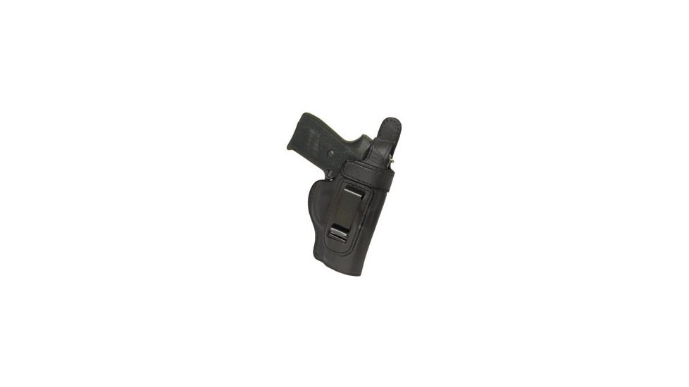 Don Hume H715-M Waistband Clip-On Conceal Carry Holster w/ Thumb Break, Sig Sauer 220, Right Hand, Black, J169230R