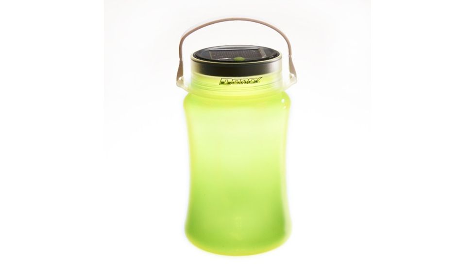 Dorcy Solar and USB Powered Portable LED Storage Lantern, Yellow, Green, White, 41-1095