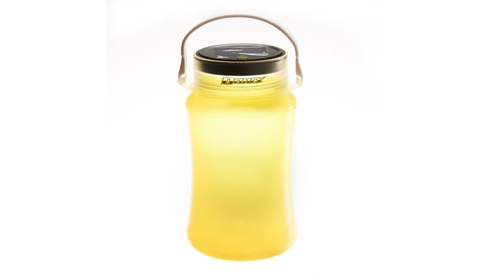 Dorcy Solar and USB Powered Portable LED Storage Lantern, Yellow, Green, White, 41-1095
