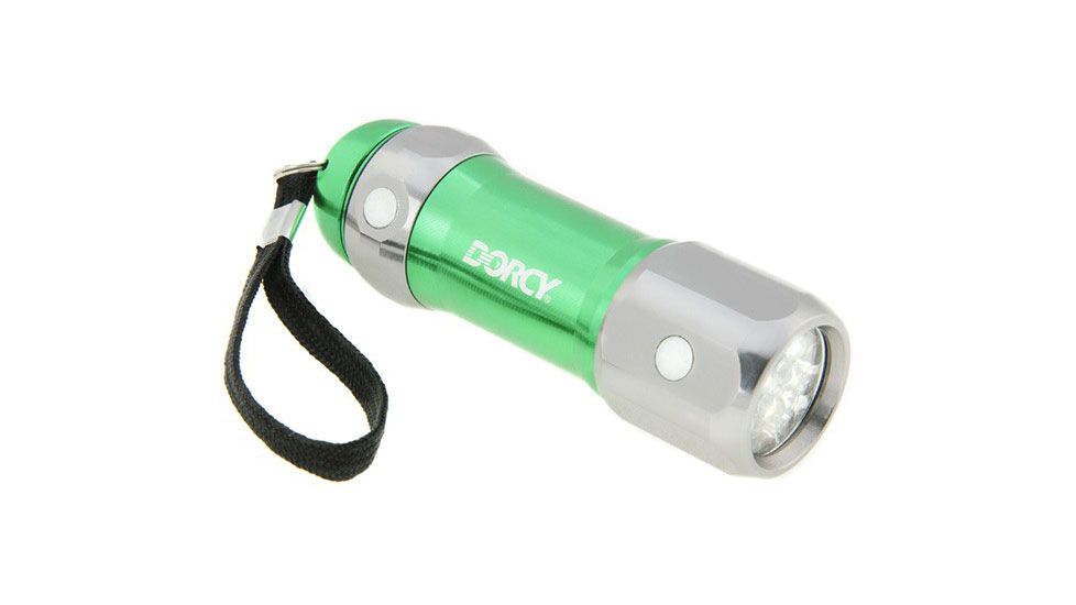 Dorcy 1-Watt LED Focusing Flashlight, Red, Green, Purple, 41-4252