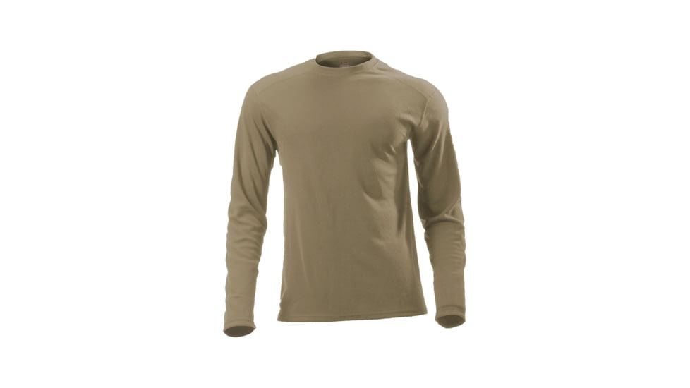 DRIFIRE FR Heavyweight Long Sleeve Tee - Mens, Tan 499, Medium, DF2-245LS-TN-MD