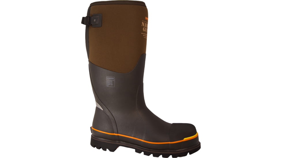 Dryshod Nanotoe Gusset Boots - Mens, Brown/Orange, 9, NTG-UH-BR-9