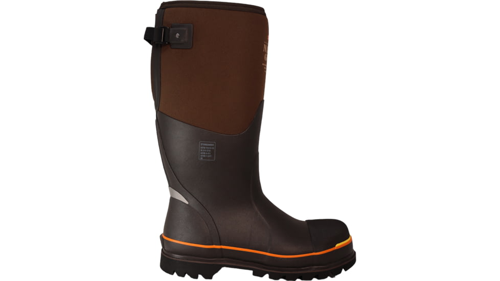 Dryshod Nanotoe Gusset Boots - Mens, Brown/Orange, 9, NTG-UH-BR-9