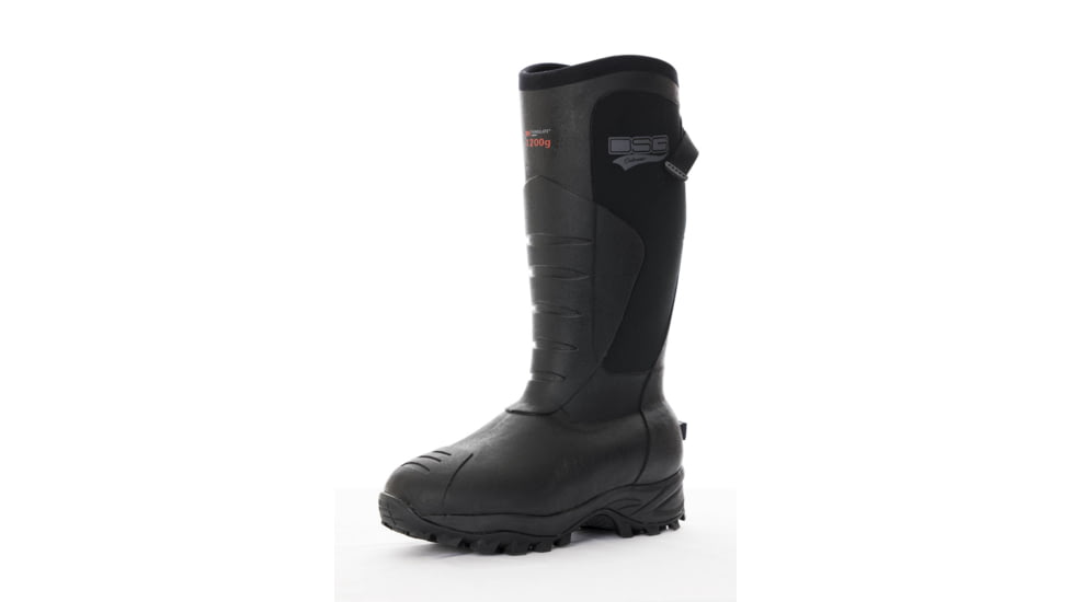 DSG Outerwear Rubber Hunting Boot, 1200 Grams, Black, 9, 45209