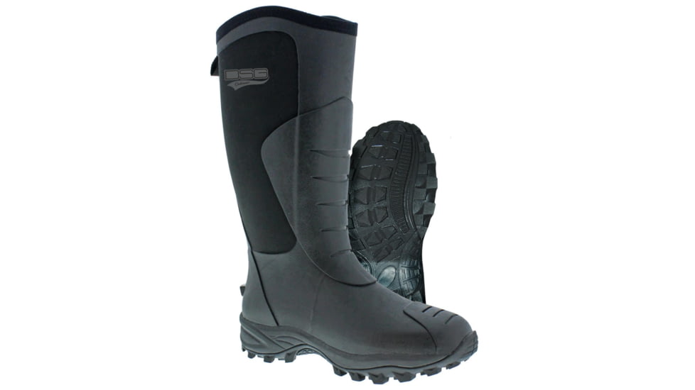 DSG Outerwear Rubber Hunting Boot, 1200 Grams, Black, 9, 45209
