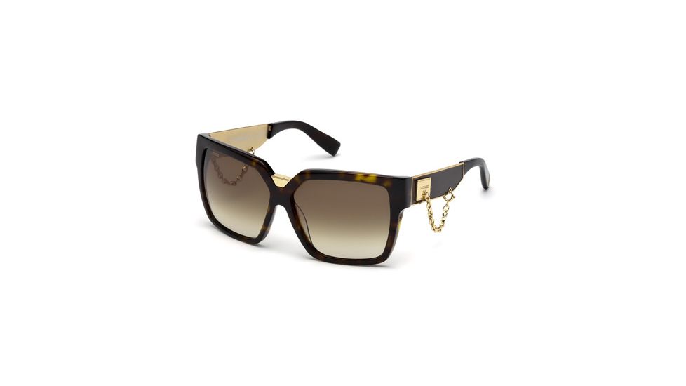 DSquared DQ0167 Sunglasses - Dark Havana Frame Color
