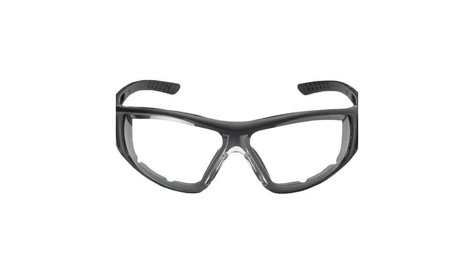 Duck Commander Sunglasses Closed Frame Black Clear Ballistic Lens, Black/Clear 65026