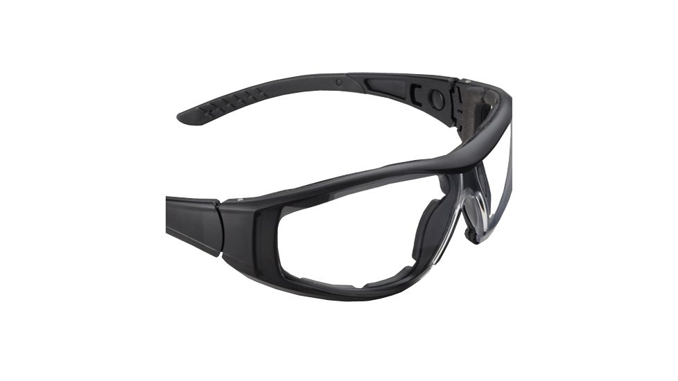 Duck Commander Sunglasses Closed Frame Black Clear Ballistic Lens, Black/Clear 65026