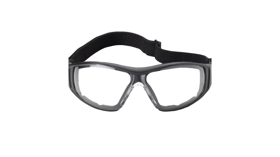Duck Commander Sunglasses Closed Frame Black Clear Ballistic Lens, Black/Clear 65026
