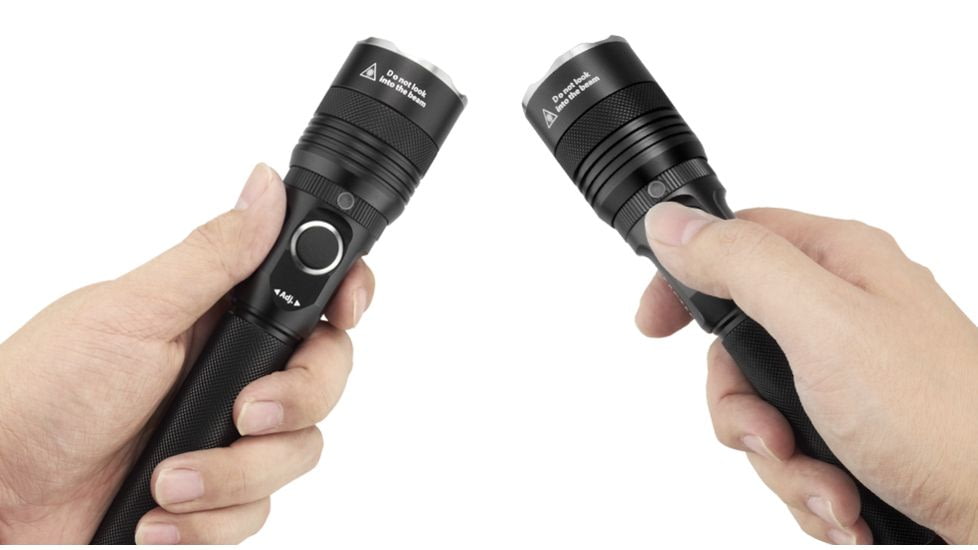 EAGTAC GX25L2-R22 Flashlight, XM-L2 U2 NW LED, 1208lm, Black, GX25L2-R22-XML2-BASE-NW