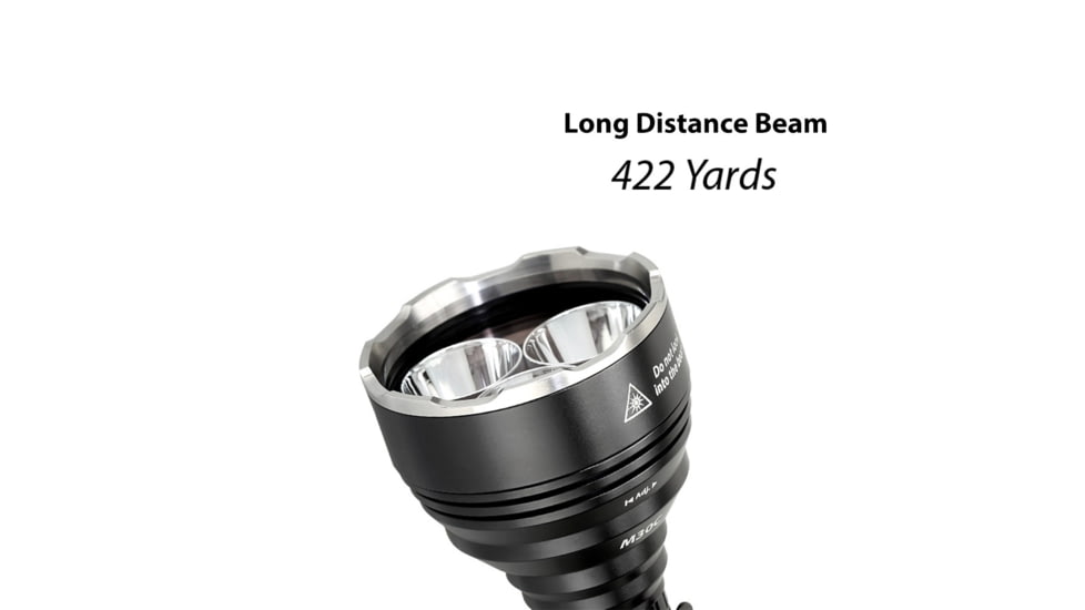 EAGTAC M30LC2-C Flashlight Kit, 3 Nichia 219B CRI-92 LED, 1000lm, Black, M30LC2C-3*219B-KIT-NW