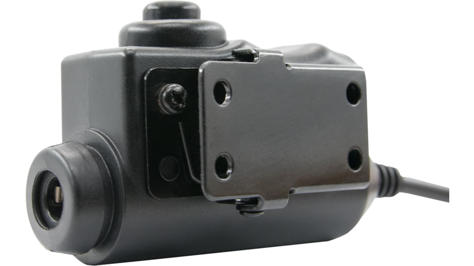 Earmor Tactical PTT for Yeasu Radio Application, Black, M51-Y