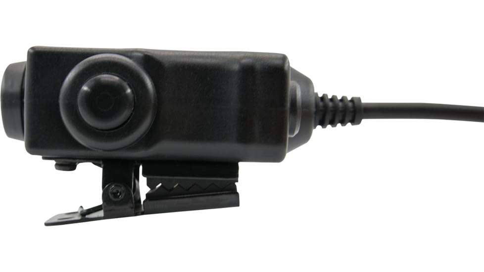 Earmor Tactical PTT for Yeasu Radio Application, Black, M51-Y