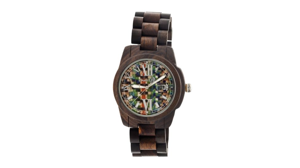 Earth Heartwood Series Wood Watch, Dark Brown ETHEW1506