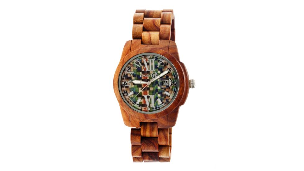 Earth Heartwood Series Wood Watch, Red ETHEW1507