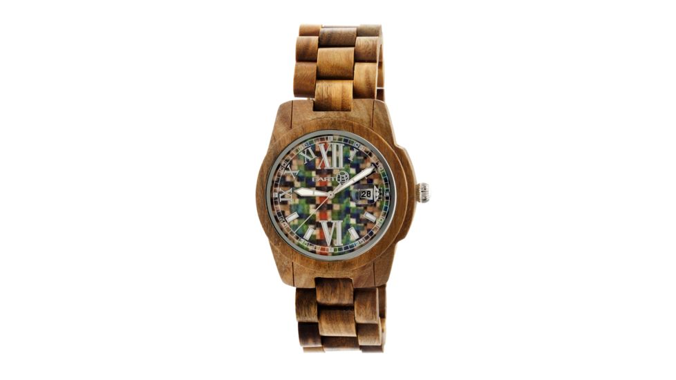 Earth Heartwood Series Wood Watch, Olive ETHEW1508