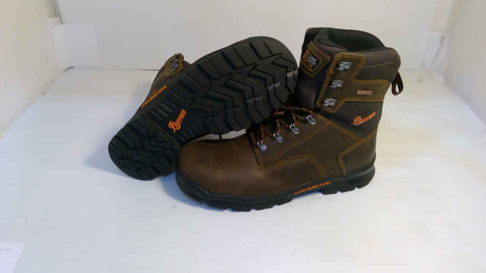 EDEMO Danner Crafter 8in Non-Metallic Toe Boots, Brown, 10D, 12439-10D, EDEMO1