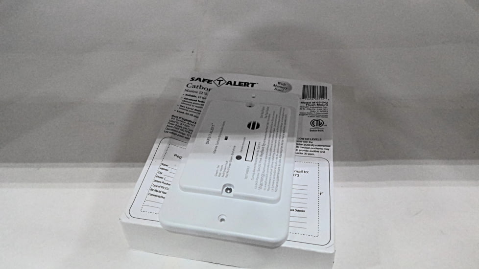 EDEMO Safe-T-Alert 65 Series Marine Carbon Monoxide Alarm - Flush Mount - 12V - White, M-65-542, EDEMO1