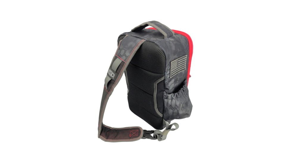 EGO Kryptek Tackle Box Sling Pack w/ 3 3700 Tackle Trays, Typhon, Typhon, 75076