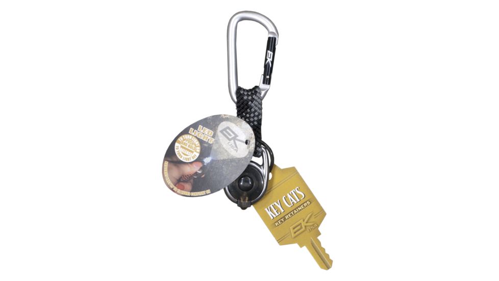 EK Ekcessories Keybiner with LED Light-Black/Grey