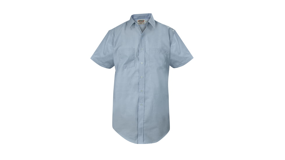 Elbeco Express Short Sleeve Dress Shirt - Mens, 14.5 in, Medium Blue, CA03-14.5