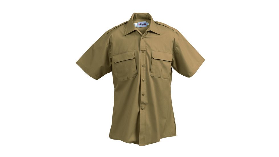 Men's Tan California Dept of Corrections Transcon Line Duty Uniform Long Sleeve Shirt