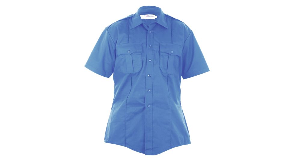 Elbeco Mens, French Blue Tek3 Short Sleeve Shirt, Document Pocket - G968NP-L