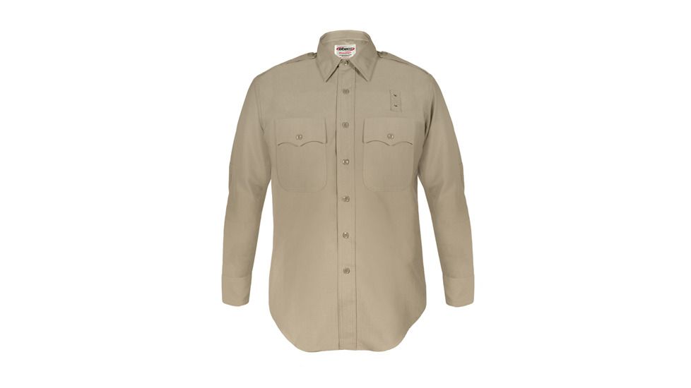 Mens, Tan, California Highway Patrol Long Sleeve Shirt