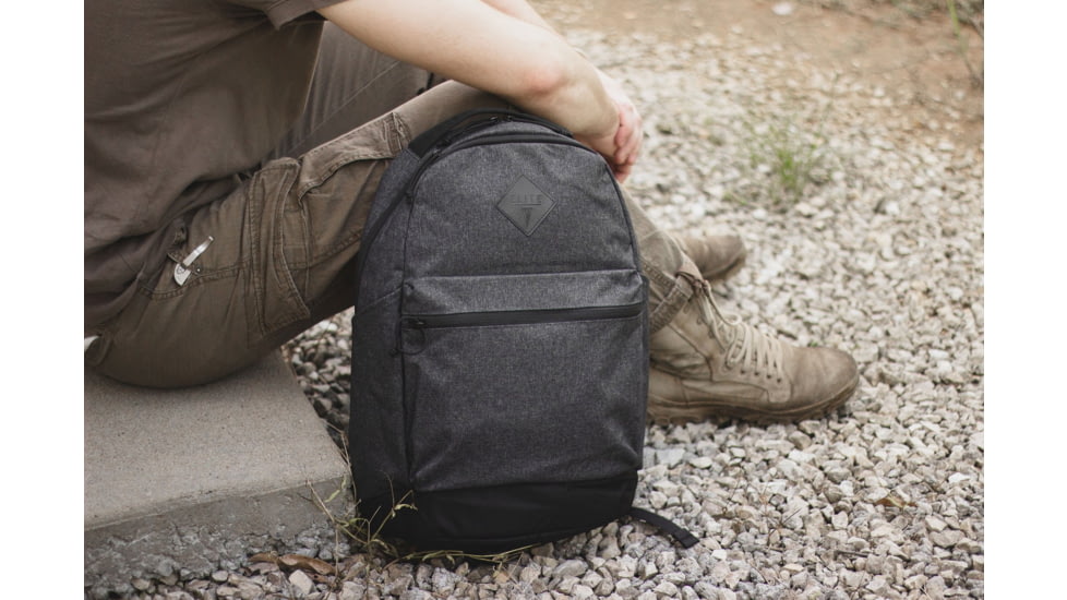 Elite Survival Systems Echo EDC Backpack w/Armor Panel, Heather Gray, 7721-H-A