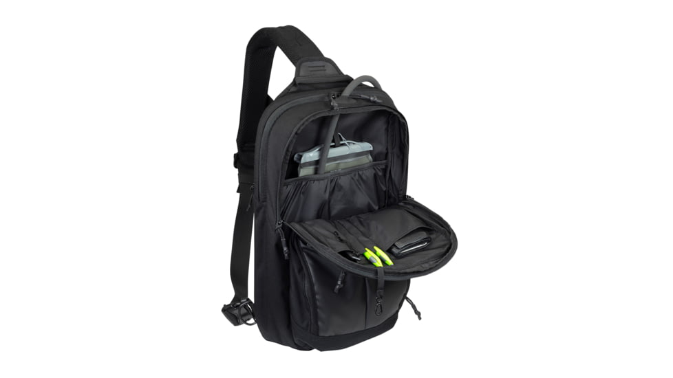 Elite Survival Systems Smokescreen CCW Slingpack w/Armor Panel, Black, 7720-G3-B-A