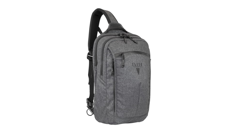 Elite Survival Systems Smokescreen CCW Slingpack w/Armor Panel, Heather Gray, 7720-G3-H-A